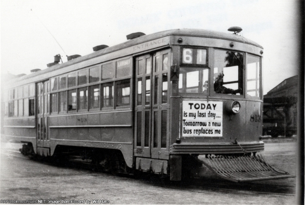 Denver Tramway Car 813